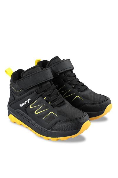 Slazenger Kenton I Unisex Παιδικές Μπότες Μαύρες / Κίτρινες