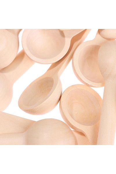 Transformacion Mini Wooden Spice Spoon - 10 Pieces 721264