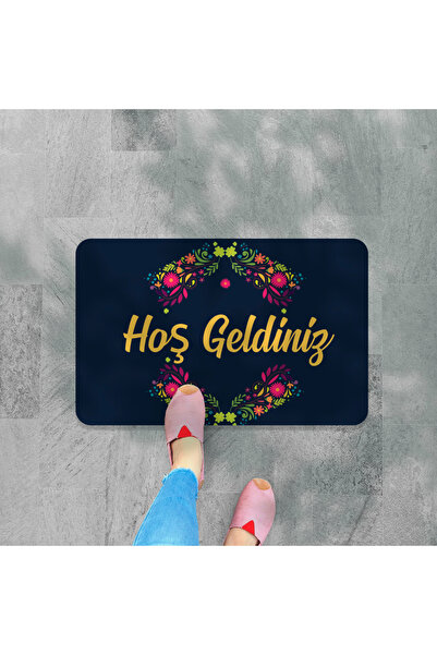 M&H Quality Bine ați venit scris - Covoraș decorativ, lavabil pentru exterior...