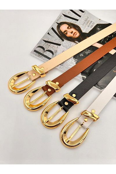 MODAM HİFA 4 bucăți Bridge Gold Femei Curea Pantaloni Curea Rochie Curea Cămașă Curea Jachetă Curea