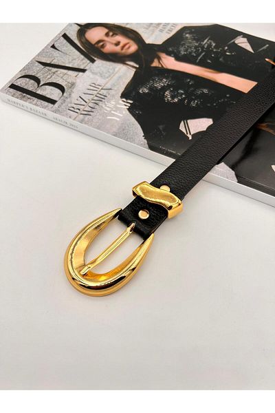MODAM HİFA Gold Γυναικεία Ζώνη Παντελόνι Ζώνη Φόρεμα Ζώνη Πουκάμισο Ζώνη Ζώνη Μπουφάν