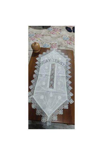 TUNCAY TEKSTİL buldan embroidery weed silk authentic runner