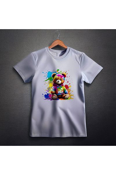 Ozzy Μπλουζάκι Unisex Teddy Bear Pattern 2 Digital Printed
