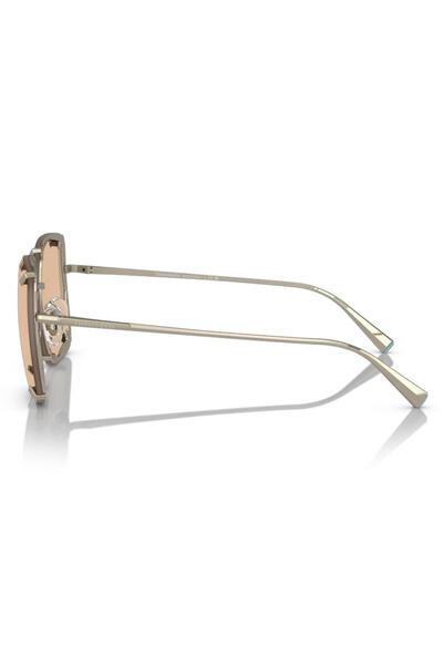 Tiffany Woman Square Sunglasses- Tf 3089 - Lense Size:52mm - Pale Gold