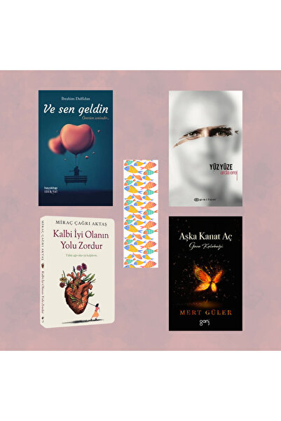 İndigo Kitap 4 Kitap Ayraç Hediyeli / Kalbi İyi Olanın Yolu Zordur - Ve Sen G...