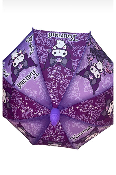Herodanal Lisanslı Çocuk Bardak Şemsiye - Kuromi Mor