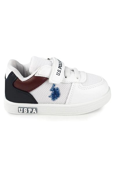 U.S. Polo Assn. Adidași albi pentru copii