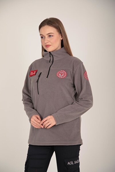 Ekg Medikal 112 Acil Sağlık Fermuarlı Swit (Unisex)