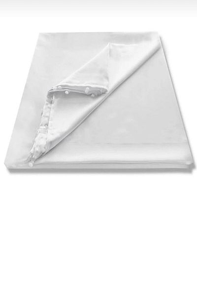 İNCİLİFE 1.Quality Satin Sunshade Curtain White Color