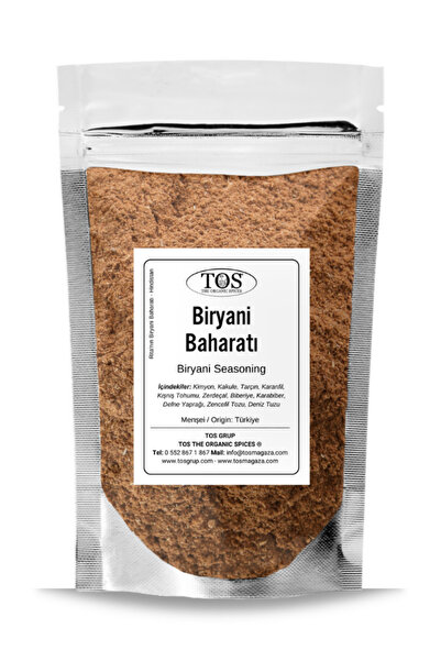 TOS The Organic Spices Rita'nın Biryani Baharatı 100 gr Rita’s Biryani Seasoning