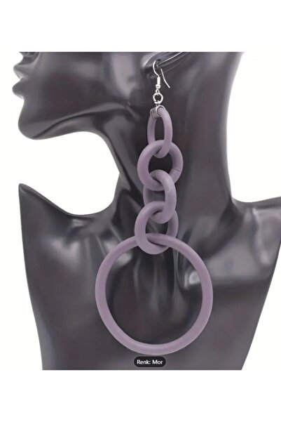 Dgt Luxury أقراط دائرة هامشية متدلية على الطراز القوطي