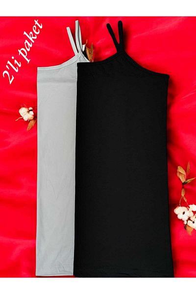 ESTA STORE Single Jersey Combed Cotton 2 Pack String Strap Athlete Cotton Is Not Flexible Straps Are Sewn Out of Their Own Fabric