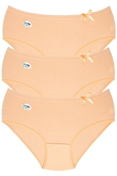 5.MEVSİM Chiloți de damă Bamboo Flesh Color - Set de 3