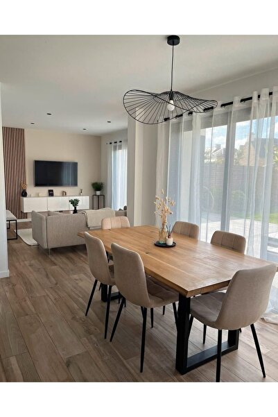 shardywood Ahşap Yemek Masası Mutfak Masası (140 x 80)