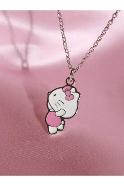 MutluBiDünya Hello Kity Figür Kolye