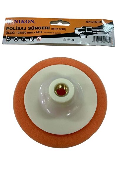 NİKON Nık12550tm Pasta Cila Polisaj Süngeri 125x50 Mm - Orta Sert