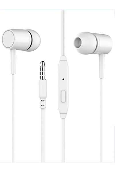 Tntech Jack Girişli Silikonlu Mikrofonlu Kablolu Kulakiçi Kulaklık 3.5 mm TN-H02