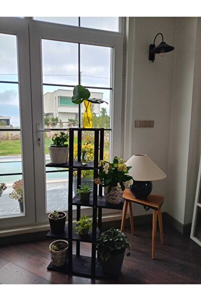 MarangozDede MARANGOZ DEDE 115 CM BOYUNDA SAKSILIK ÇİÇEKLİK DEKORATİF RAF