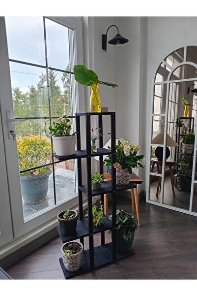 MarangozDede MARANGOZ DEDE 115 CM BOYUNDA SAKSILIK ÇİÇEKLİK DEKORATİF RAF