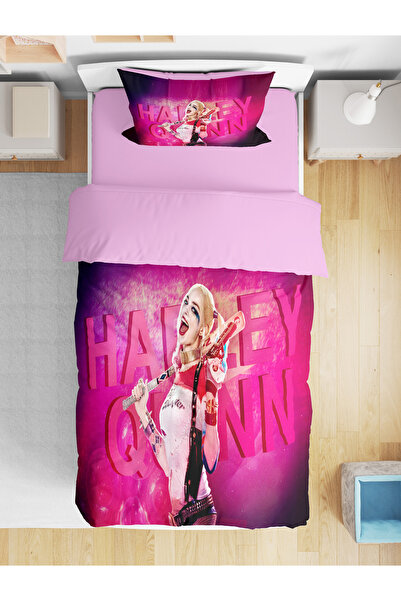 Erays Home Harley Quinn 3D Digitalna štampa komada - Jednokrevetno set tinejd...