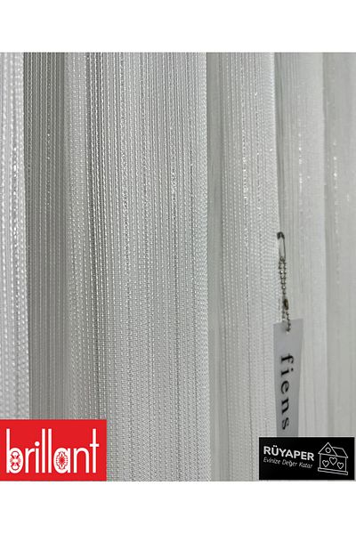 Brillant New Season Silver Glitter Don'T Want Ironing Frequently Pleated Heavy Gramaged Luxury Diamond Tulle Curtain
