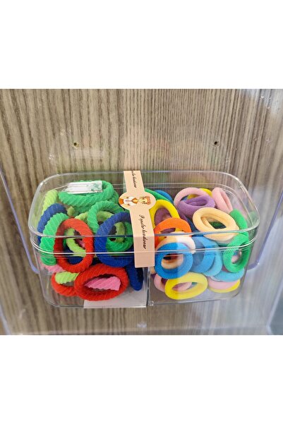 bundle island Set de 50 de agrafe de cauciuc multicolore