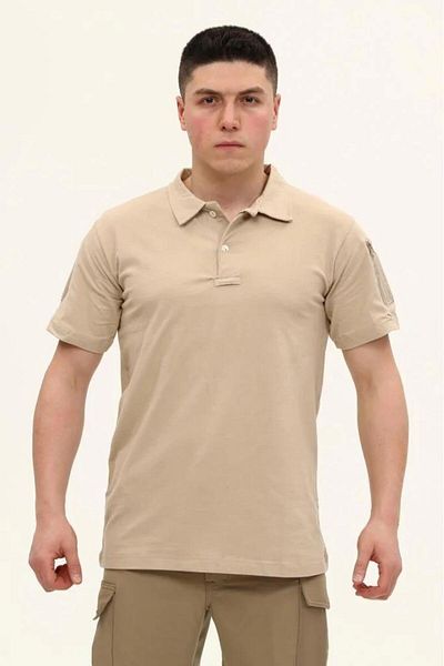 SINGLE SWORD Ανδρικό μπλουζάκι με κοντό μανίκι Polo Neck Regular Fit