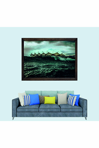 Lioncraft Trabzon, Trabzonspor Papara Park Stadyumu Çerçeveli Cam Duvar Tablo...