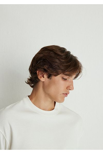 Mavi Bílé tričko Crew Neck Volný střih / Volně pohodlný střih 0611614-70057