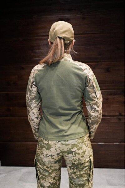 SINGLE SWORD Поло з деталями на ліктях, комір-поло, жіночий та чоловічий бойовий футболка