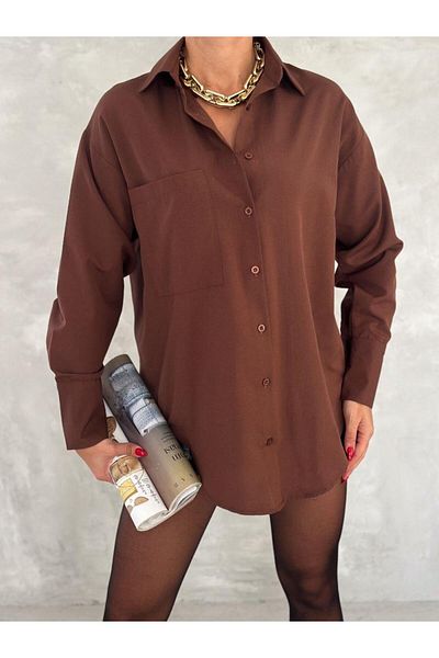SUYA US WEAR Риза с копчета и един джоб Oversize