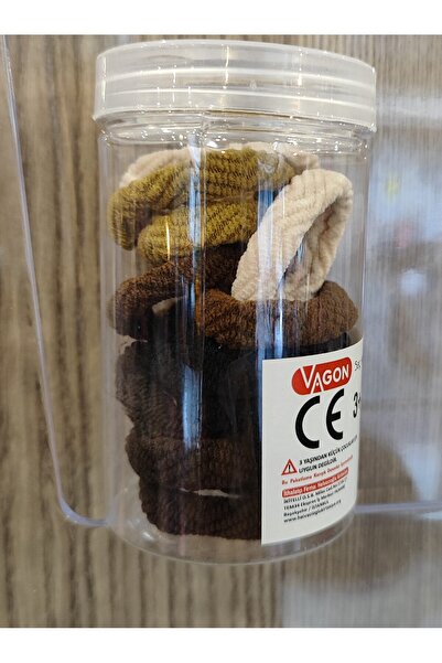 bundle island Μοντέλο TK568 - Σετ 12 πολύχρωμων λαστιχένιων κλιπ μαλλιών