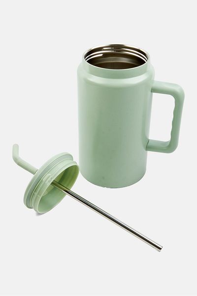 Orly Vacuum Insulated Tumbler With Lid And Straw, Sage Green
