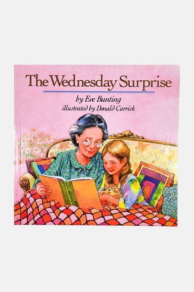Eve Bunting The Wednesday Surprise Story Book, Pink