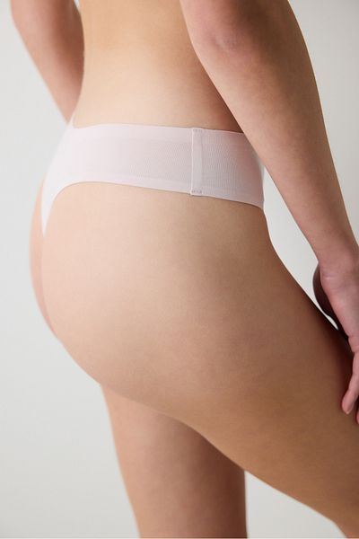 Penti Cotton Bonding Lilac Thong Panties