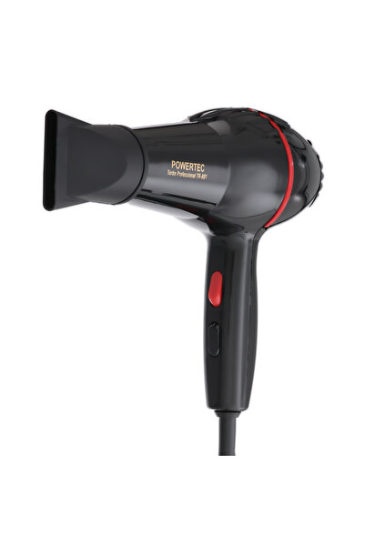 POWERTEC TR-801 Profesyonel Fön Makinesi + Difüzör Hacimlendirici Başlık