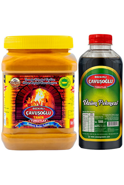 Bozkırlı Çavuşoğlu Odun Ateşinde Kepeksiz Bozkır Tahini 930g Üzüm Pekmezi 100...