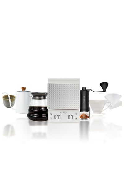 MIBRU V60 Coffee Drip Kit Drip Set 7 Pieces Specialty Coffee Se