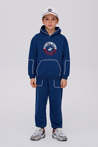 Beverly Hills Polo Club BG Store Erkek Çocuk Saks Eşofman Üstü