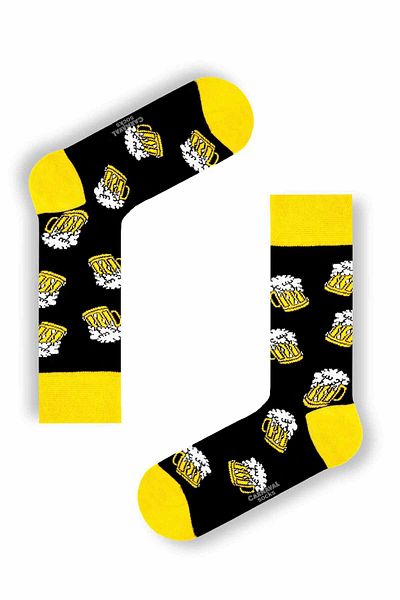 CARNAVAL SOCKS Комплект от 6 чорапа на тема бира и бързо хранене