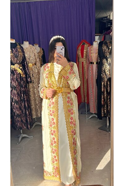 ABAYLAR Krem kaftan