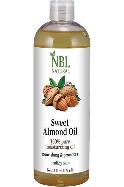 NBL Natural Almond Oil, the Perfect Natural Body Oil for Women, Unscented Mas...