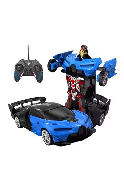 Genel Markalar Kumandalı Robota Dönüşen Şarjlı 1/18 Bugatti Araba