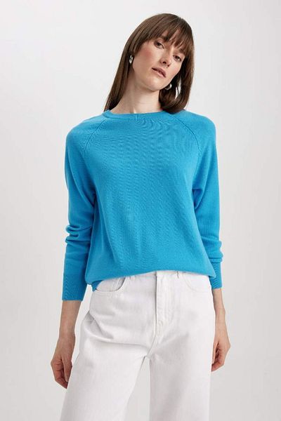 DeFacto Regular Fit Crew Neck Sweater