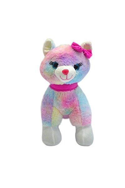 HALLEY Tokalı Renkli Kedi Peluş 30 Cm 62340