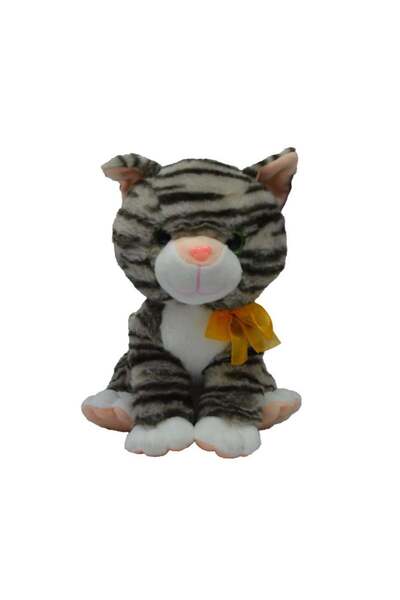 HALLEY 28 cm Plush Tabby Cat - 62206