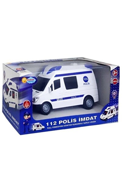 Duman Uzaktan Kumandalı Şarjlı Full Fonksiyonlu Polis 20 Cm