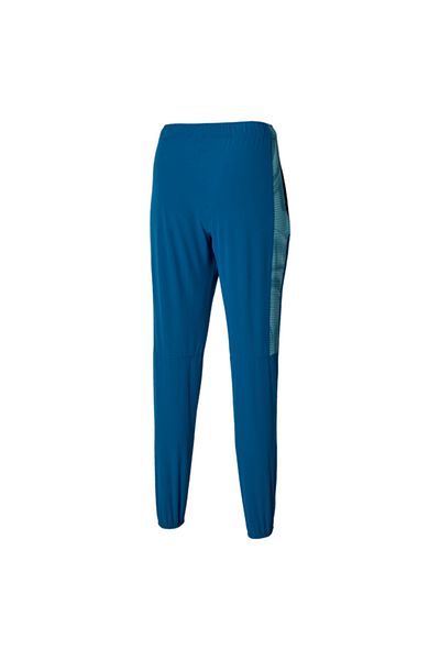 MIZUNO Pantaloni de trening albaștri pentru femei - Design pantaloni cu imprimeu Charge