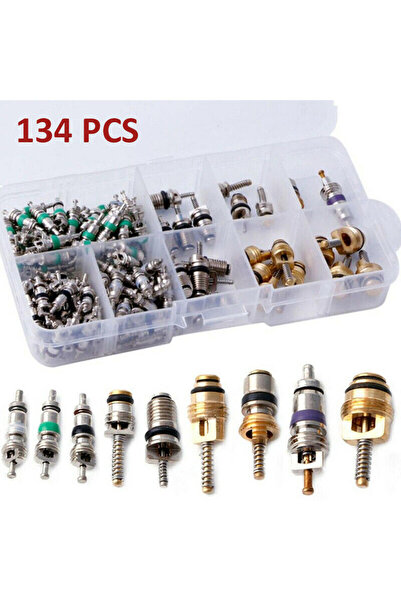 Choice1 مجموعة متنوعة من 134 قطعة و102 قطعة من صمامات مكيف هواء السيارة، صمام...