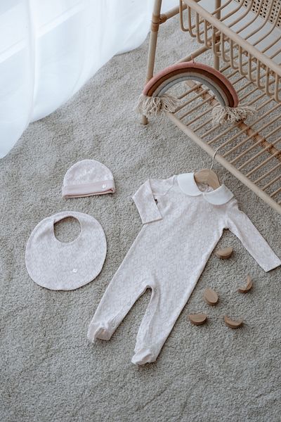 Atelier Babbi 5-Piece Newborn Set - Ikat / Pink